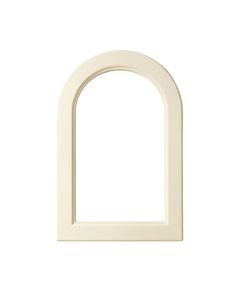 Cove Crossing Framed Wall Mirror - Cream