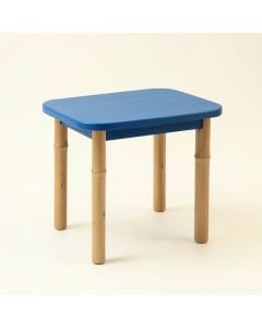 Olive Bend Compact Balcony Table - Blue (synthetic illustration; no displayed measurements)