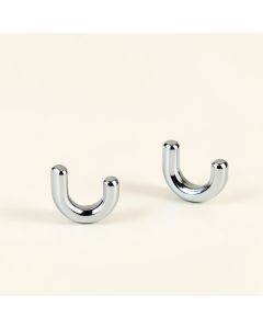 Checker Shower Curtain Hooks (synthetic illustration; no displayed measurements)