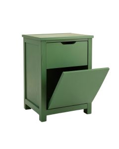 Harbor Branch Freestanding Pull-Out Hamper Cabinet - Green (synthetic illustration; no displayed measurements)