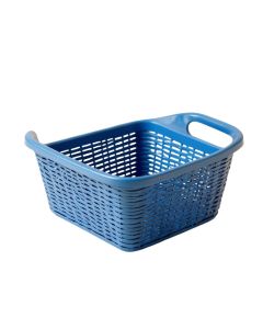 Juniper Branch Empty Storage Basket - Blue