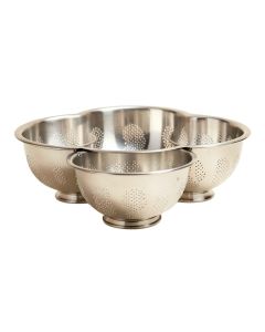 Cook N Home 3 Piece Stainless Steel Fine Mech Strainer Set