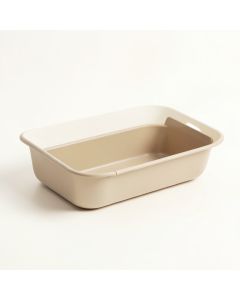 Holly Bridge Empty Under-Desk Cable Tray - Beige (synthetic illustration; no displayed measurements)