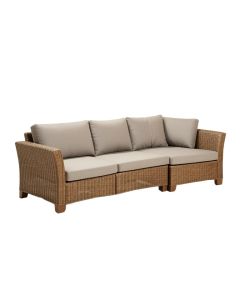 Vellor 4 Piece Rattan Sofa Seating Group With Cushions