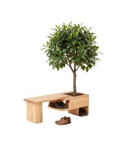 Flatiron Hall Tree With Bench And Shoe Storage