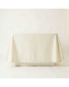 Birch Bend Flat Bed Sheet - Ivory (synthetic illustration; no displayed measurements)