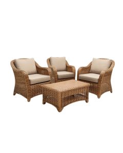 Guthrie 3 Pieces Patio Set Outdoor Wicker Patio Furniture Sets Modern Set (synthetic illustration; no displayed measurements)
