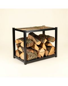 Abhilash Firewood Log Rack (synthetic illustration; no displayed measurements)