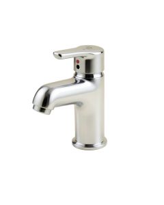 Waterfall Chrome-Plated Single Hole Bathroom Faucet Bathroom Faucet (synthetic illustration; no displayed measurements)