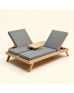 Brillantmont Sun Lounger Set With Table (synthetic illustration; no displayed measurements)