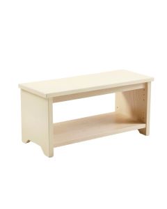 Field Bridge Indoor Bench - Cream