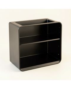 Birch Bridge Empty Mug-Storage Cabinet Insert - Black (synthetic illustration; no displayed measurements)