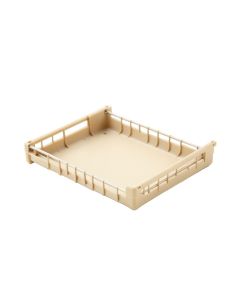 Vale Bend Empty Under-Desk Cable Tray - Beige