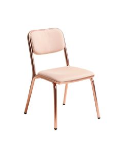 Boman Ladder Back Side Chair In Rose