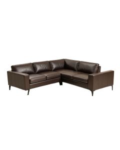 Hennessey 97 '' Faux Leather Right Hand Facing Modular Sectional (synthetic illustration; no displayed measurements)
