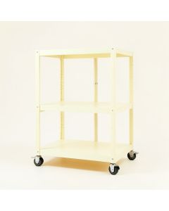 Vale Bend Empty Rolling Workshop Cart - Ivory (synthetic illustration; no displayed measurements)