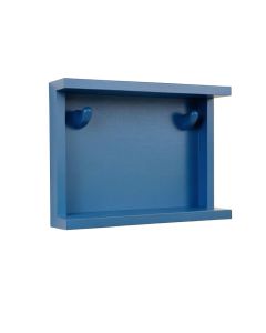 Summit Branch Wall-Mounted Entryway Organizer Shelf - Blue (synthetic illustration; no displayed measurements)