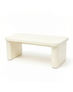 Wren Arc Desktop Monitor Riser - Cream (synthetic illustration; no displayed measurements)