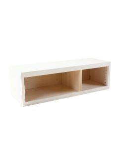 Maple Bend Shoe Storage Bench - White