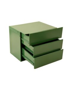 Moss Crest Under-Desk Drawer Unit - Green (synthetic illustration; no displayed measurements)