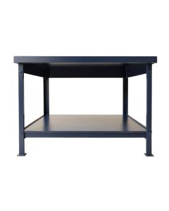 Linden Crest Empty Workshop Workbench - Navy (synthetic illustration; no displayed measurements)