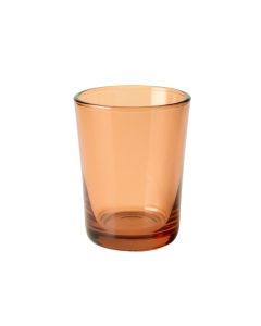 Rowan Crest Empty Candle Holder - Terracotta