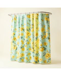Mulloy Floral Single Shower Curtain (synthetic illustration; no displayed measurements)