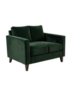 65 '' Square Arm Loveseat With Reversible Cushions