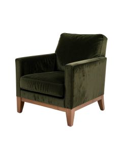 Jase 32 '' Wide Velvet Armchair (synthetic illustration; no displayed measurements)