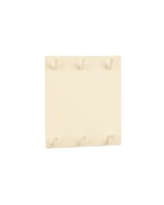 Dune Canyon Empty Wall-Mounted Tool Organizer Panel - Ivory (synthetic illustration; no displayed measurements)