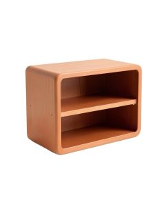 Laurel Arc Low Toy Storage Unit - Terracotta