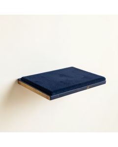 Willow Brook Wall-Mounted Cat Perch - Navy (synthetic illustration; no displayed measurements)