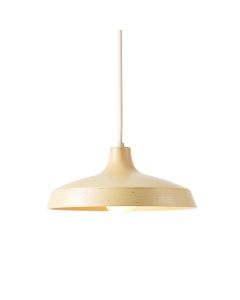 Hill Brook Pendant Light Suspended From One Plain Cable - Cream (synthetic illustration; no displayed measurements)