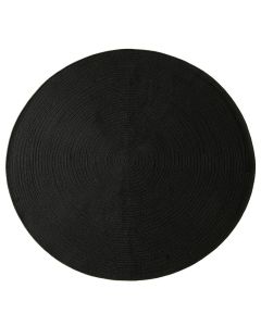Reed Bluff Round Area Rug - Black (synthetic illustration; no displayed measurements)