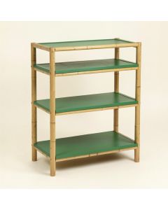 Glen Brook Empty Seed-Starting Shelving Unit Without Lights - Green (synthetic illustration; no displayed measurements)
