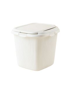 Aspen Branch Laundry Hamper - White