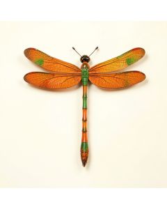 Peacock Dragonfly Wall Décor (synthetic illustration; no displayed measurements)