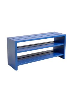 Harbor Bend Shoe Storage Bench - Blue (synthetic illustration; no displayed measurements)