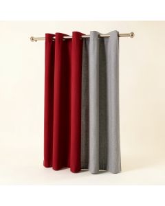 Twisted Solid Semi-Sheer Thermal Single Curtain Panel (synthetic illustration; no displayed measurements)