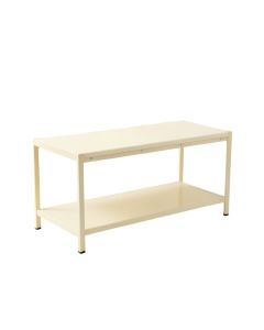 Slate Bridge Narrow Outdoor Storage Bench - Ivory (synthetic illustration; no displayed measurements)