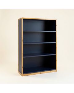 Willow Branch Freestanding Bookcase - Navy (synthetic illustration; no displayed measurements)