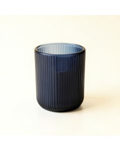 Cedar Canyon Empty Candle Holder - Navy (synthetic illustration; no displayed measurements)