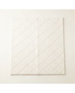 Pine Bridge Rectangular Area Rug - White (synthetic illustration; no displayed measurements)