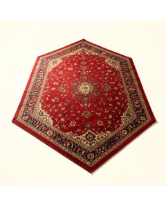 Power Loom Red Area Rug (synthetic illustration; no displayed measurements)