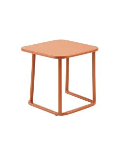 Wren Branch Compact Balcony Table - Terracotta (synthetic illustration; no displayed measurements)