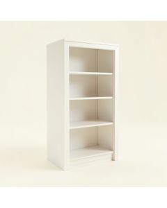 Slate Canyon Freestanding Bookcase - White (synthetic illustration; no displayed measurements)