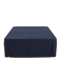 Moss Falls Flat Bed Sheet - Navy