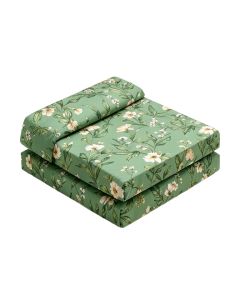 Botanical Floral Leaf 4 Piece Crib Bedding Set