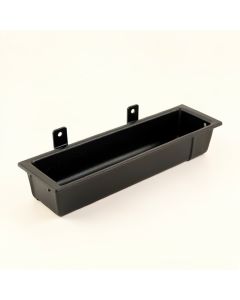 Alder Arc Empty Railing Planter With Integral Brackets (synthetic illustration; no displayed measurements)
