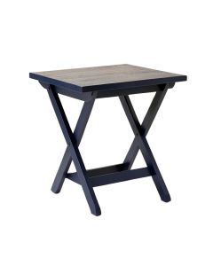 Spruce Branch Compact Balcony Table - Navy (synthetic illustration; no displayed measurements)